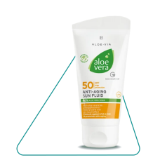 Сонцезахисний антивіковий флюїд SPF 50 LR Aloe Vera 50 мл