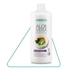 Питний гель для підтримки захисних сил організму Алое Вера зі смаком ягід асаї Aloe Vera Drinking Gel Asai Pro Summer LR Lifetakt 1000 мл