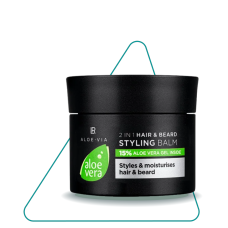 Бальзам для волосся та бороди 2в1 ALOE VIA Aloe Vera 50 мл