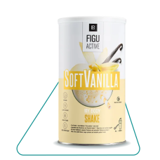 Розчинний коктейль для контролю ваги зі смаком ванілі Soft Vanilla LR Figu Active (496 г)